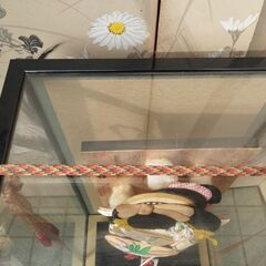 羽子板/初正月飾り/雛飾り/ケースに汚れアリの画像