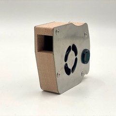 【未使用】暖炉や焚火の火起こしに 木製 バーベキュー ふいご キャンプ アウトドア 送風機の画像