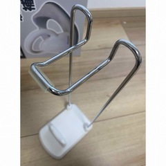 取っ手付き補助便座+スタンド　グレー　　 の画像