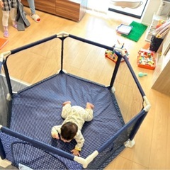 ベビーサークル 組み立て ⚠の画像