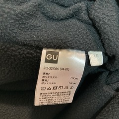美品　GU 150cm  白　ジャンパー　　の画像
