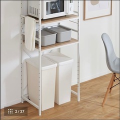 LOWYA ロウヤ　収納家具　スチールラック　ラック　キッチン収納　の画像
