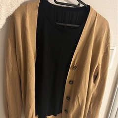 カーディガン•インナー/2着セットの画像