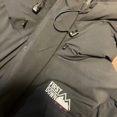 【FIRST DOWN/ファーストダウン】 パネルショートダウン ダウンジャケット中古の画像