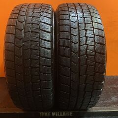 DUNLOP WINTER MAXX WM02 215/55R17 17インチ スタッドレス 2本 20年製 バリ溝 ヴェゼル クラウンロイヤル カムリ等　(KTN214)