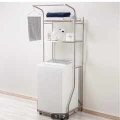 ランドリーラック　洗濯機ラックの画像