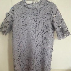 fourgirlsdesign ひざ丈レースワンピース
