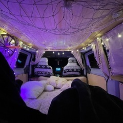 デリカバン⭐︎車中泊キャンピング仕様⭐︎nv200 バネット oemの画像