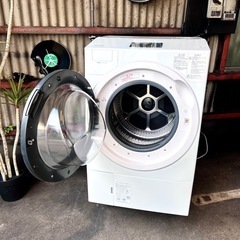 ご成約済み🐶　設置まで‼️ TOSHIBA ドラム式洗濯機 最上位モデル👑12kg / 7kg✨ 2021年製⭕️　の画像