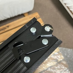 残1 新品　キャンプ テーブル メッシュ サイドテーブル付き 高さ調整可能の画像