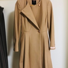 TED BAKER Aラインコート ピンクベージュ