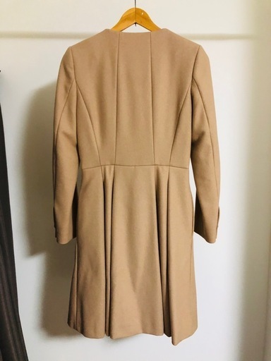 TED BAKER Aラインコート ピンクベージュ