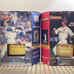【未開封・損切り】1998MLBホームラン王対決記念フィギュア！マーク・マグワイヤ VS サミー・ソーサの画像