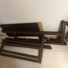 【12/3まで】木製ハンガーラック　2段組