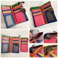 ☆お値引可能☆【美品】長財布 Wallet 多収納 定期入れ付き 大容量カード収納 の画像