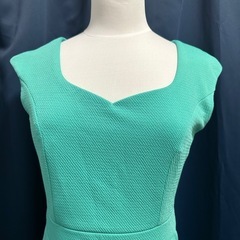 美品 ハートネック ボディコン ドレスの画像