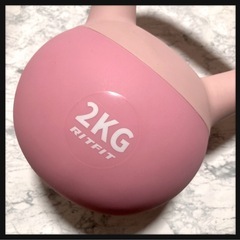 ꒰未使用꒱ケトルベル ピンク 振り上げ腹筋運動 簡単お手軽ダイエットの画像