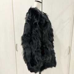 PRADA リアルファーコートプラダ　ブルーフォックス毛皮　の画像