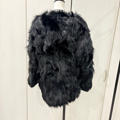 PRADA リアルファーコートプラダ　ブルーフォックス毛皮　の画像