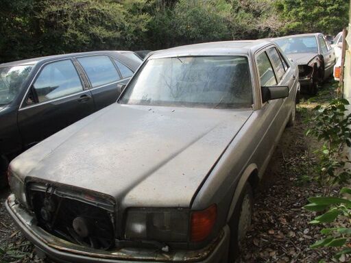 Mベンツ126-500SE-丸ごと一台リサイクル部品販売