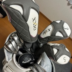 レディースゼクシオ10フルセット　クラブケース　シューズ　帽子他