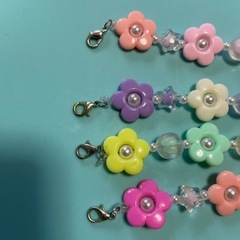 おまとめ　ハンドメイド　ビーズキーホルダーの画像