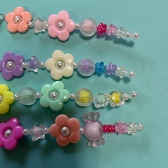 おまとめ　ハンドメイド　ビーズキーホルダーの画像