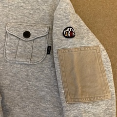 グレー　トレーナー　110cm junkokoshinoの画像