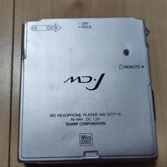 【終了】MDプレーヤーSHARP製MD-ST77ジャンクの画像