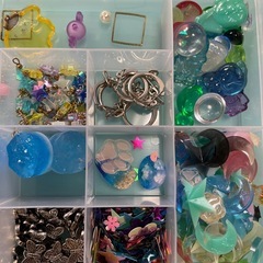 素材　パーツ　レジン　ハンドメイドの画像