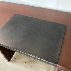 『FUJIFURNTURE』富士ファニチア 書斎机 書斎デスク 社長机 社長デスク プレジデントデスク 役員机 役員デスク パソコンデスク デスク 机 本革の画像