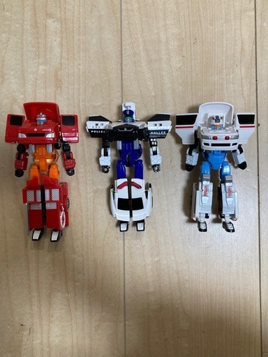 トミカヒーローズ　ジョブレイバー　特装合体ロボ　警察　消防　救急　DXセット　セット限定　スペシャルカラー武器付属