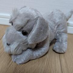 イヌのぬいぐるみ グレー