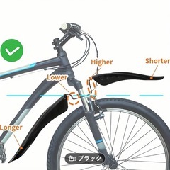 泥除け 自転車用 新品未使用の画像