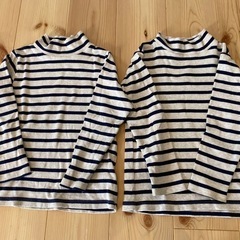 無印　110 カットソー　ロンTの画像