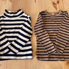 無印　110 カットソー　ロンTの画像