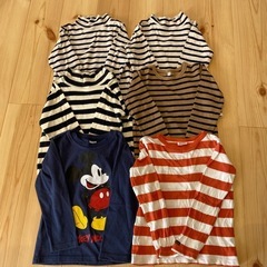 無印　110 カットソー　ロンT