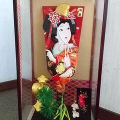 ①羽子板 お正月飾り 小