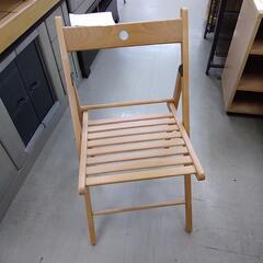 折りたたみ式木製チェア 81473の画像