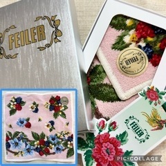 【新品未使用】フェイラー  25×25cm  タオルハンカチ  ...