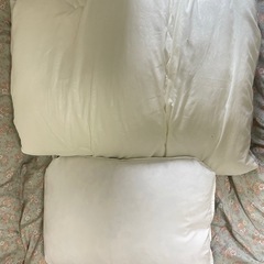 【無料で差し上げます】掛け布団と枕