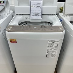 【ドリーム川西店御来店限定】パナソニック　洗濯機　NA-F60PB15／クリーニング済み 【2002146255601818】 