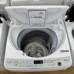 【ドリーム川西店御来店限定】シャープ　洗濯機　ES-GE7F／クリーニング済み 【2002146255601815】の画像