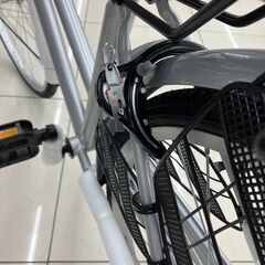 🚲新品未使用🚲21TECHNOLOGY🚲２６インチ🚲ママチャリ🚲シルバー🚲メーカー1年保証🚲No.541🚲の画像