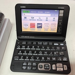 Casio 電子辞書 DATAPLUS10 EX-Word XD-JTG6000 収納カバー タッチペン 付属 ブラック データプラス10 稼働確認済 中古美品 ③の画像