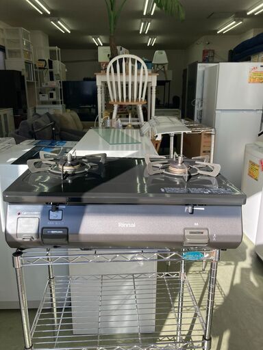 【リサイクルショップ　ピカソ　小松原】2020年製 リンナイ 左強火タイプ グリルなし LPガス ガステーブル KG64-2HSL★2018★