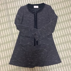 any sis ラメ混ツイード スカートセットアップ