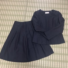 値下げ　Quatre Epice ダークネイビー スーツ 