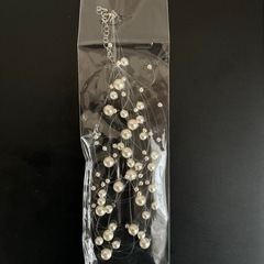 【新品未使用】フェイクパールネックレスの画像