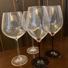 大型ワイングラス 4脚